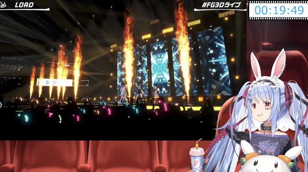 ぺこら、FLOW GLOW 3Dライブに感動！「メリケンサック隊」にファンも笑顔