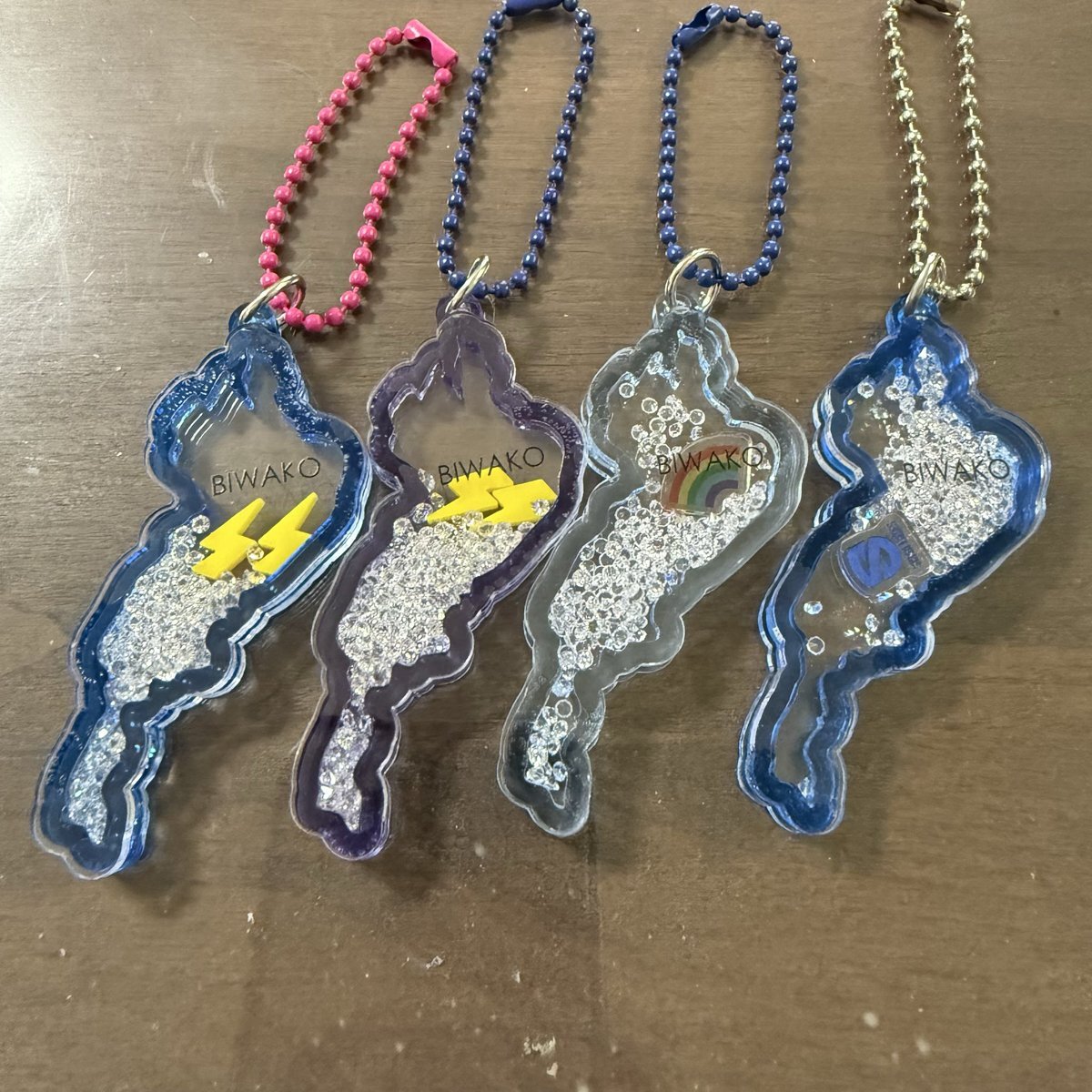 琵琶湖キーホルダー　箱館山限定 琵琶湖形キーホルダー 箱館山限定 - メルカリ