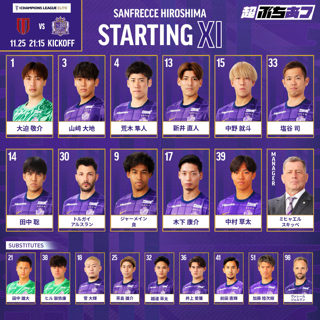 中国当局、広島対成都蓉城戦でサポーターに注意喚起