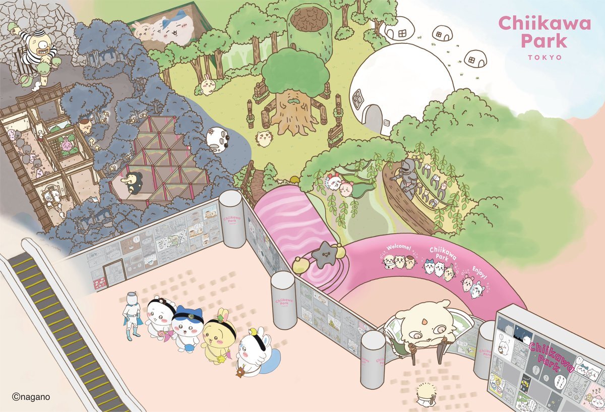 ちいかわパーク、ファン興奮！フロアマップ公開で話題に