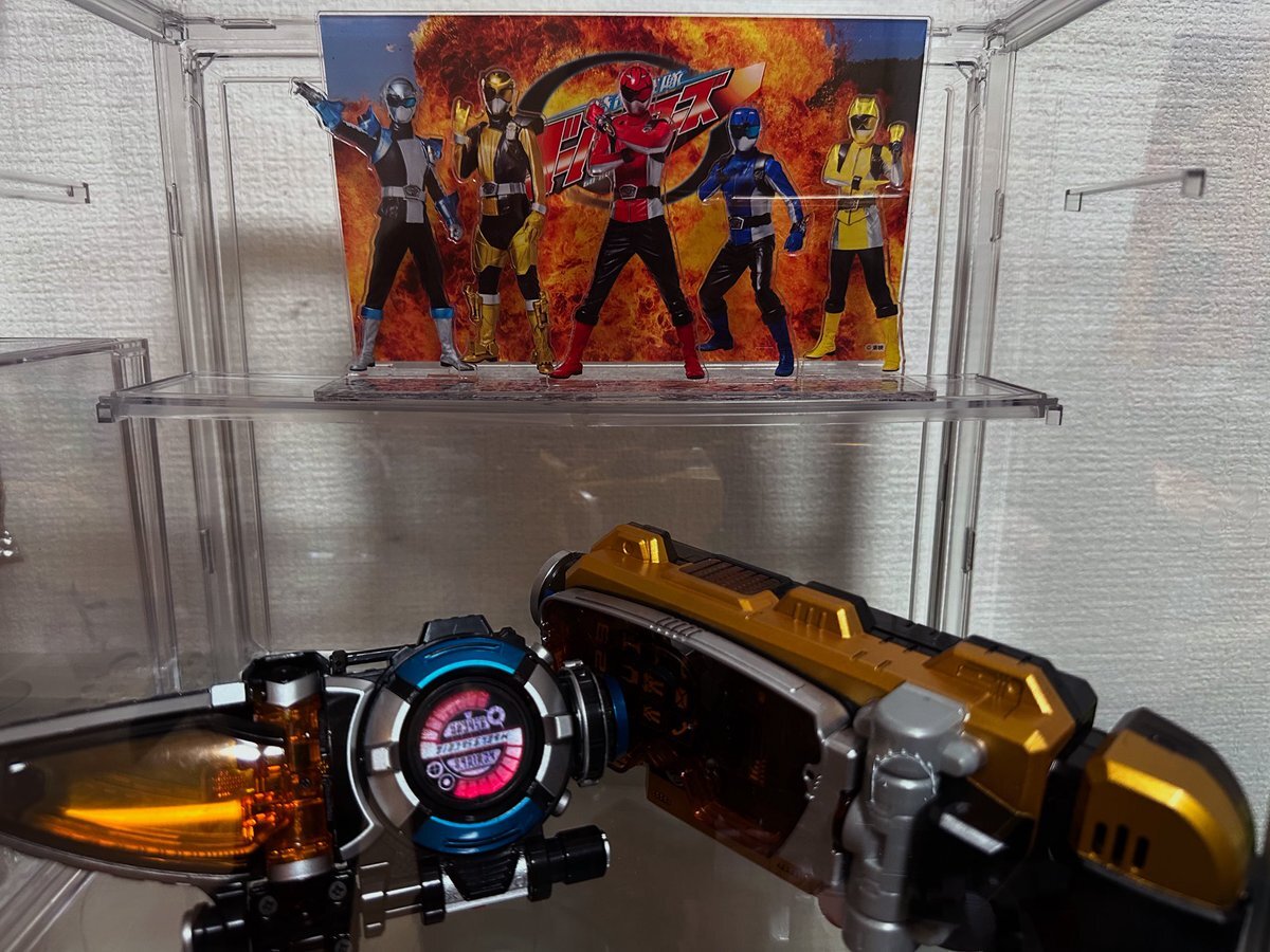 全スーパー戦隊展　ゴーオンジャー　アクスタ　おまけ付き 全スーパー戦隊展限定】【新品未開封】ゴーオンシルバー