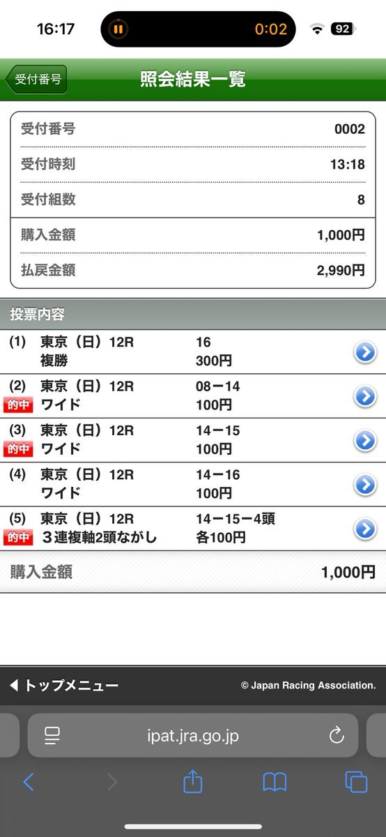カランダガン、ジャパンカップで世界一位の力を示す