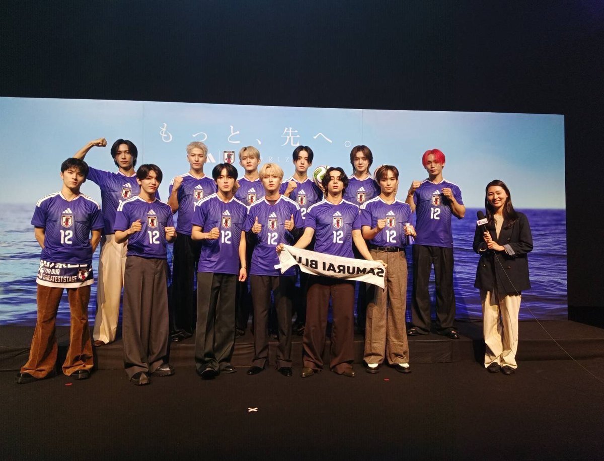 JO1、サッカー日本代表アンバサダーに就任！すぽるとで新曲披露