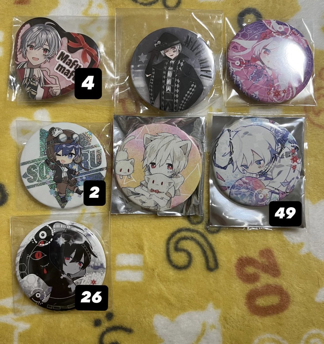 そらる　まふまふ　缶バッジ　まとめ売り まふまふ、そらる缶バッジ - メルカリ