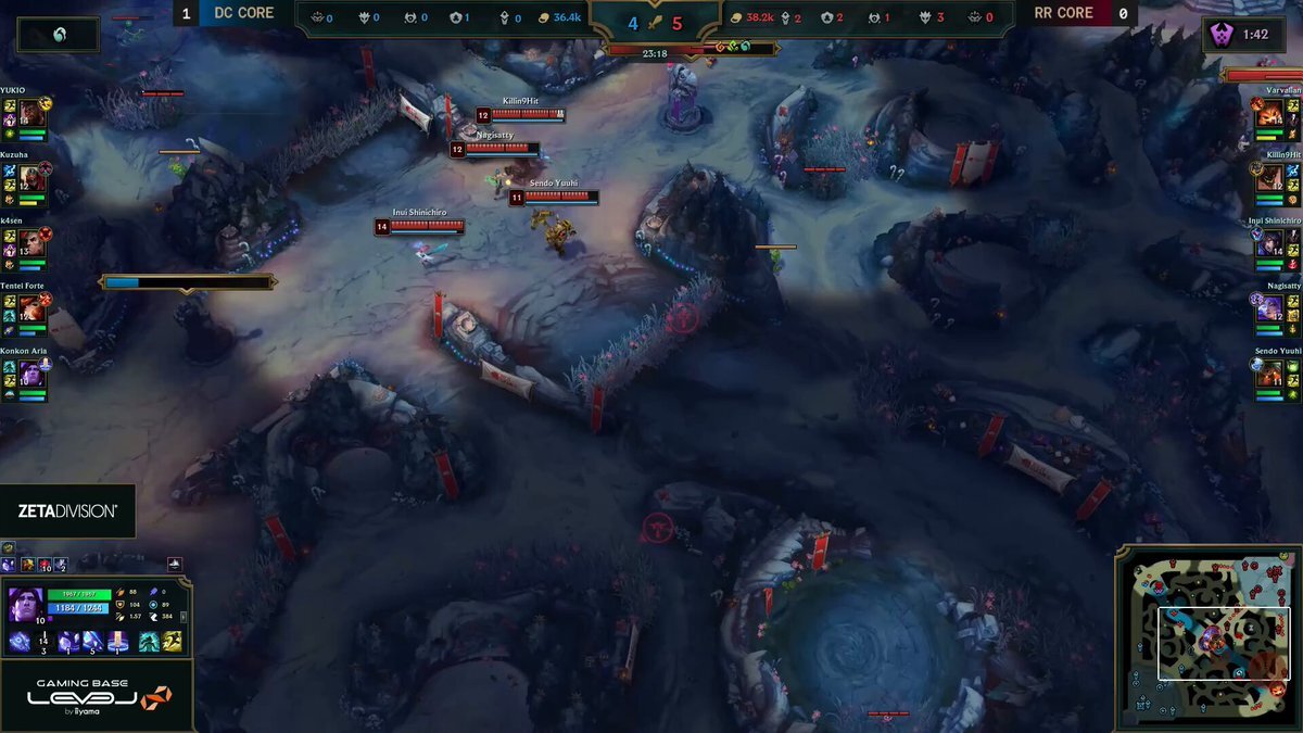 RR CORE＆NEXT、LTKプレイオフで勝利！ファン歓喜