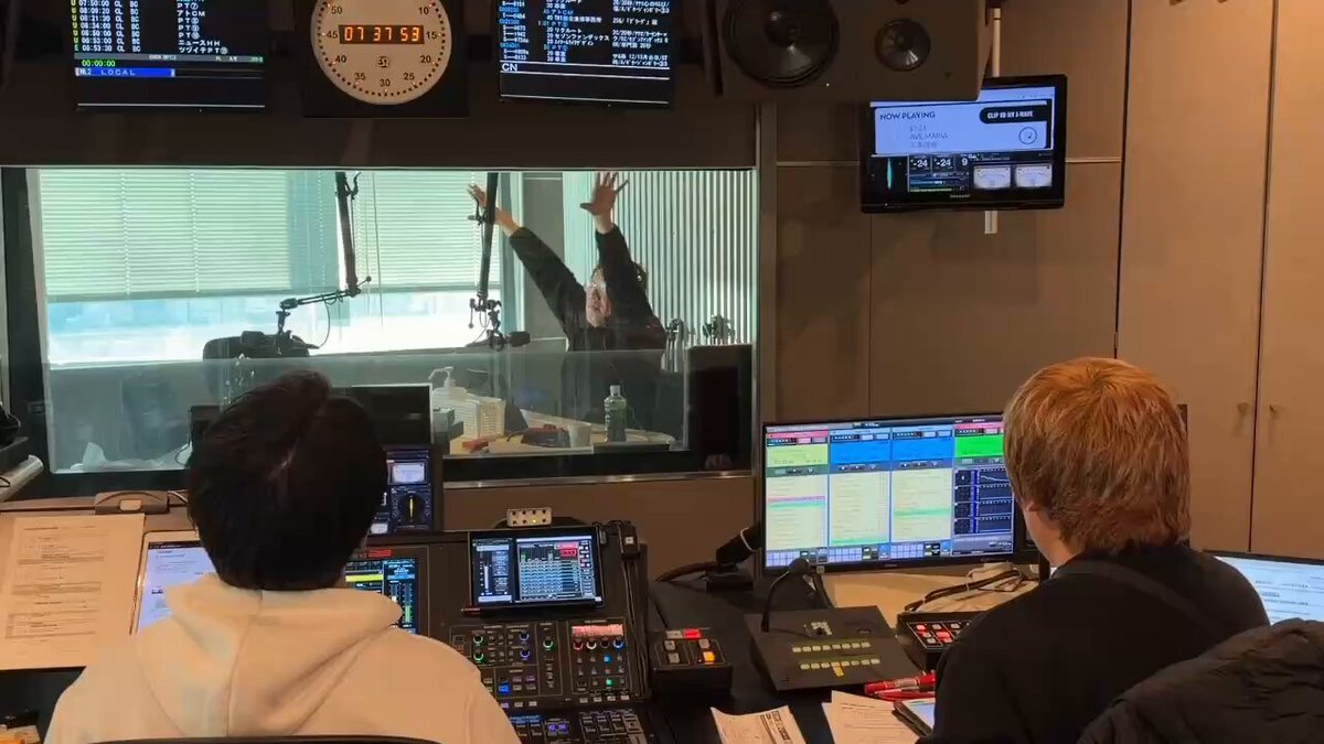 別所さん、J-WAVE「おはようモーニング」でファンを笑顔に