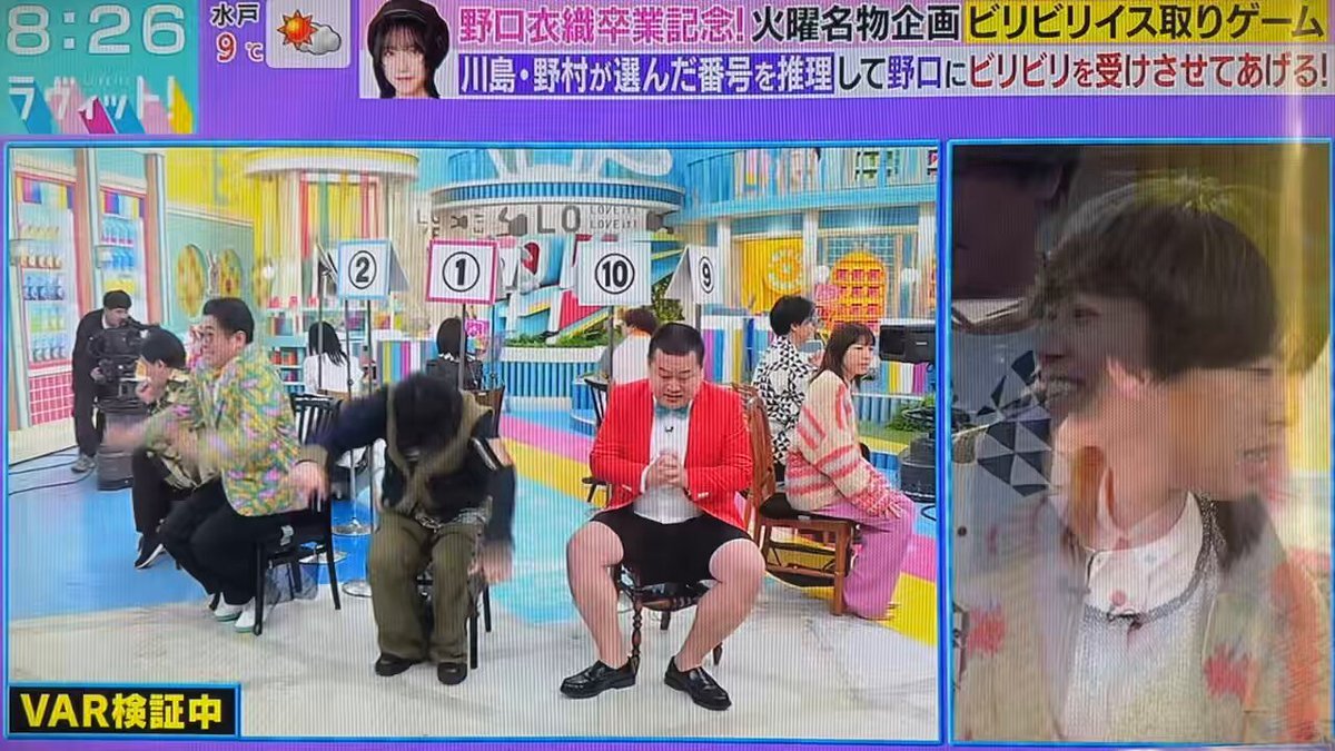 野口衣織、ラヴィットでシーズン最終日にビリビリイスに挑戦！