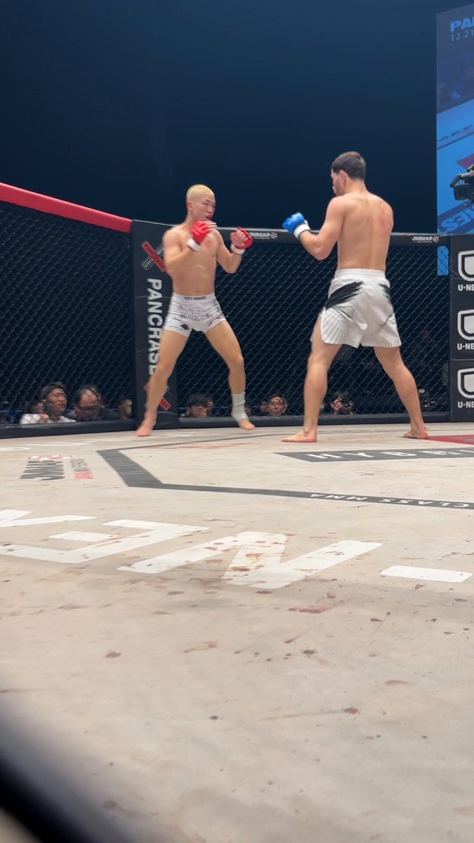 栁川唯人、カリベクをKOで撃破！パンクラスフェザー級王座獲得に