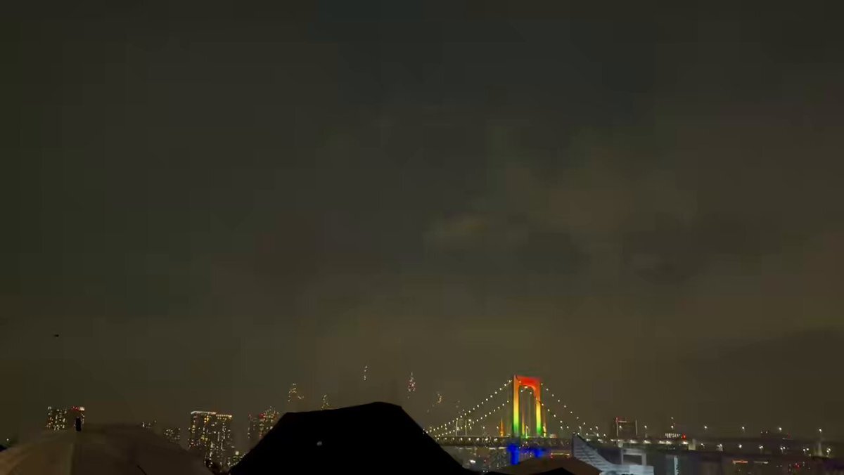 チェンソーマンコラボ！お台場レインボー花火に感動の声