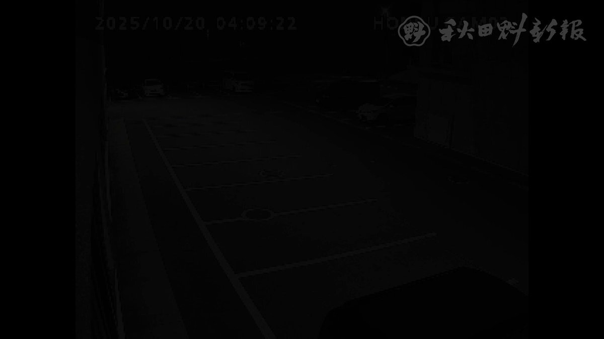 クマが湯沢市の消防本部庁舎に侵入
