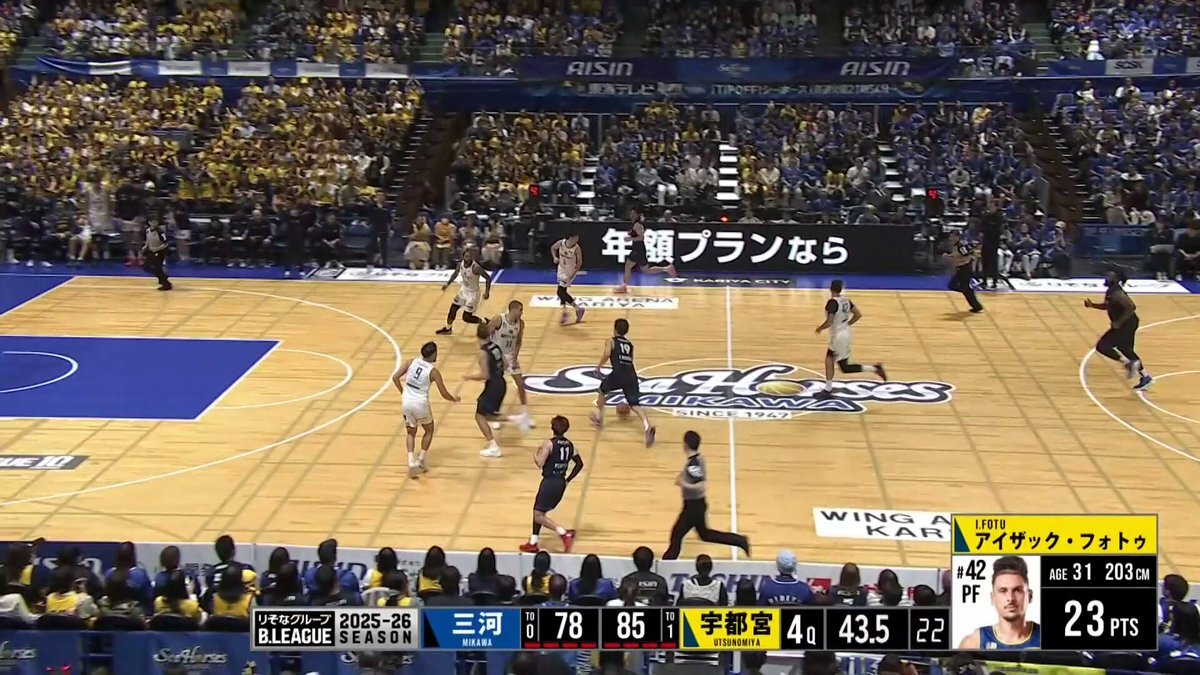 ブレックス、ニュービルらで逆転勝利！