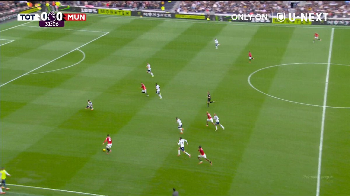 トッテナムvsマンチェスターU、引き分けに終わる