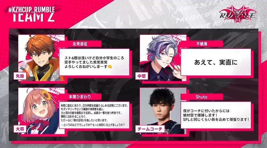 KZH CUP、スト6でオフラインイベント開催決定！