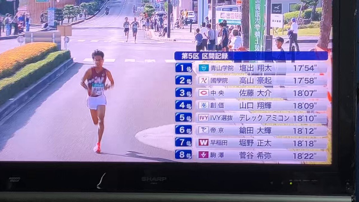 青学駅伝、塩出翔太選手の区間賞に注目！