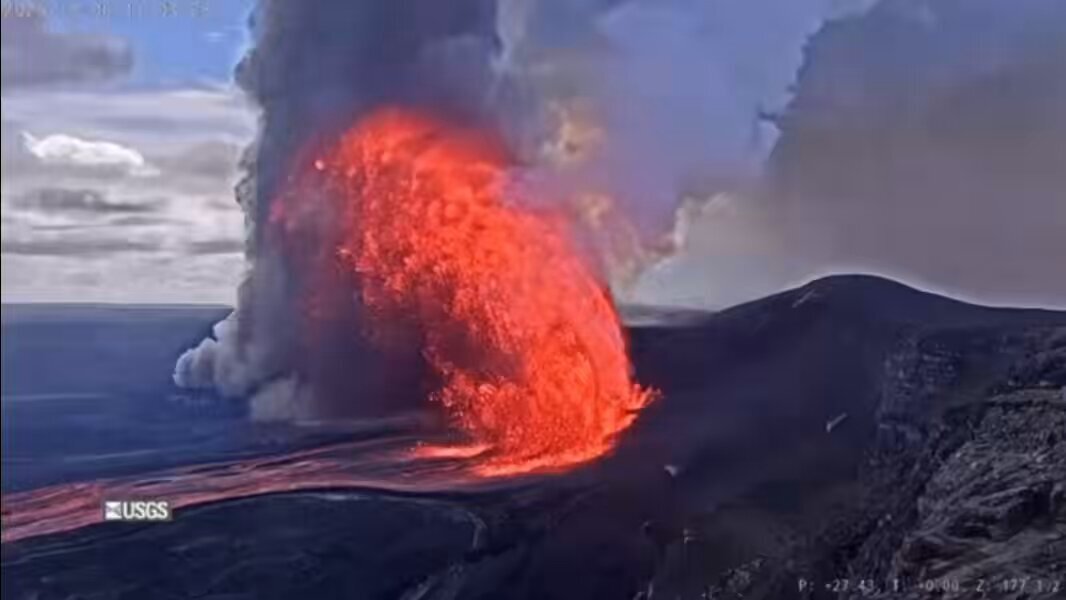 ハワイのキラウエア火山、大規模噴火が発生 