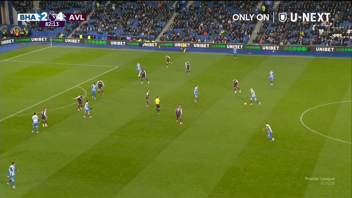 ファン・ヘッケ2ゴール！ブライトン惜敗も活躍に称賛の声