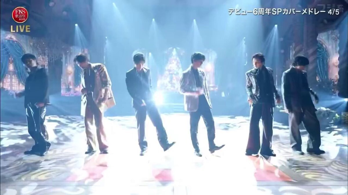 SixTONES、FNS歌謡祭でジャニーズカバーメドレーにファン感動