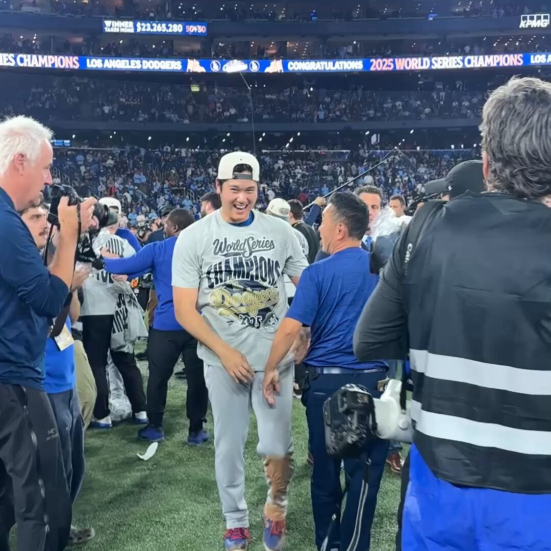 ドジャース、山本由伸がワールドシリーズ連覇を達成！