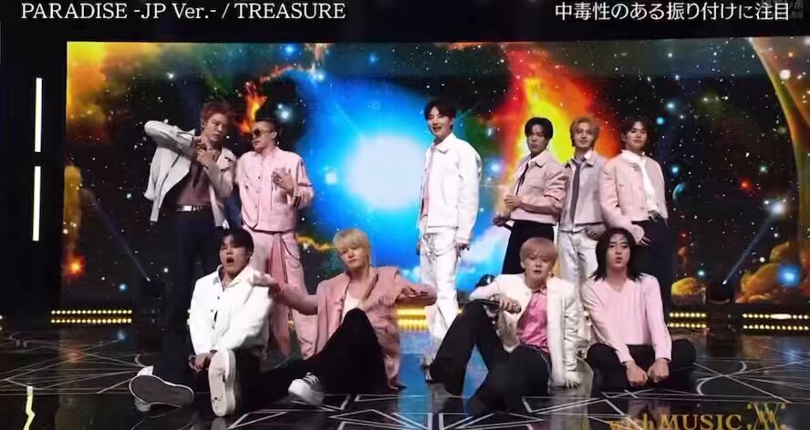 TREASURE、with MUSICで全員エンディング妖精にファン歓喜！