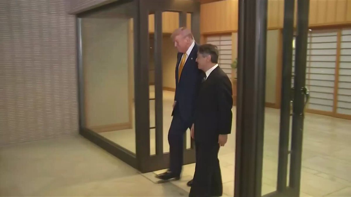 トランプ大統領、天皇陛下を「グレートマン」と称える