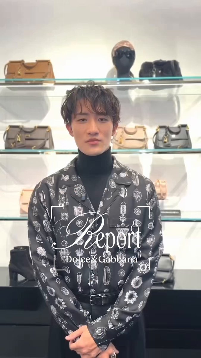 Snow Man 岩本照、ドルチェ＆ガッバーナで魅了！