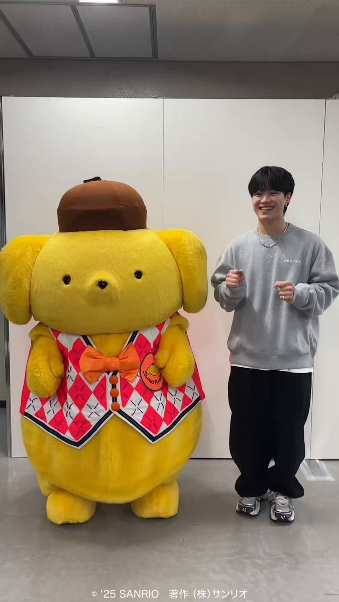 大橋和也×ポムポムプリンのコラボにファン歓喜！「かわいすぎる」の声
