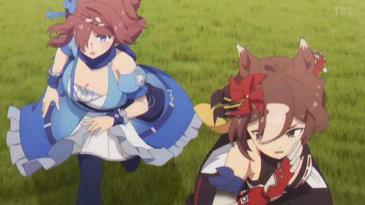 スーパークリークのストライド走法、アニメで再現された！