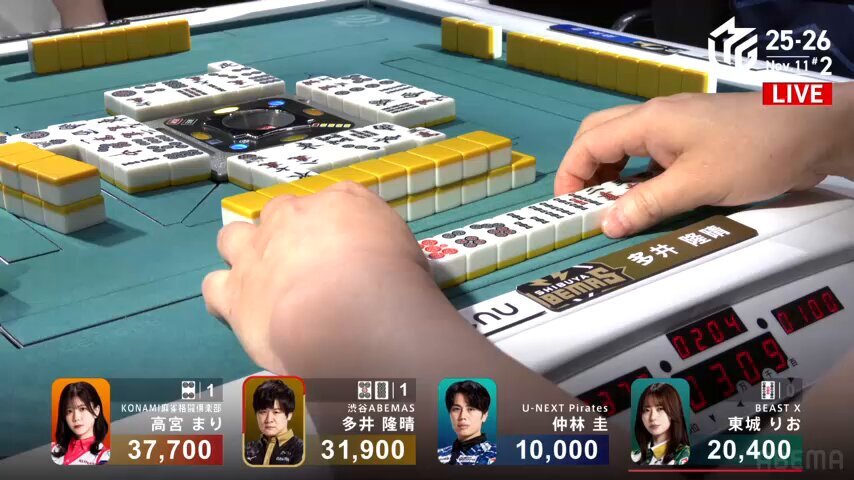 渋谷ABEMAS、Mリーグで快進撃！