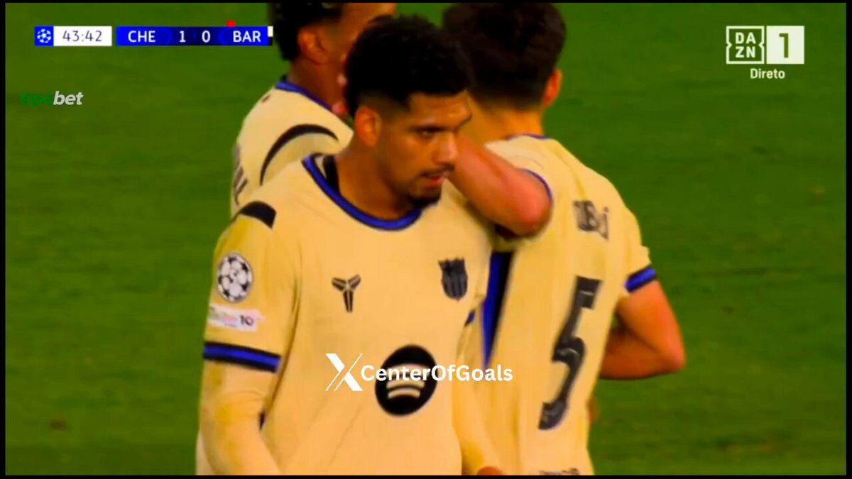 アラウホ退場！バルサはチェルシーに苦戦